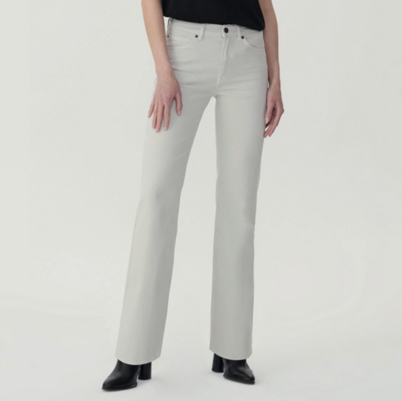 Aiosaku Willoa 99% Organic Cotton Slightly Flared Ecru Denim ~ Size 29 - Picture 5 of 12